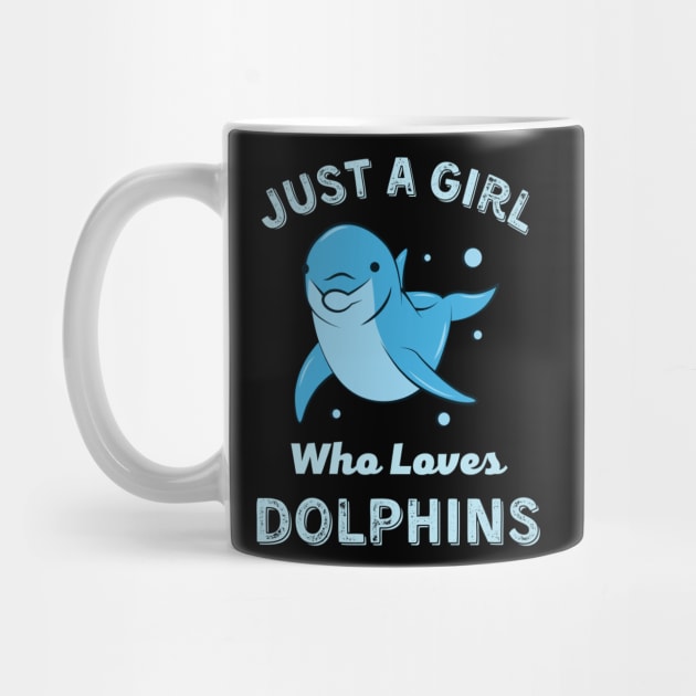 Juste une fille qui aime les dauphins Sticker by Jennifer Wirth